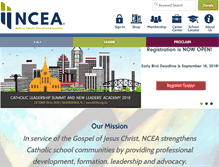 Tablet Screenshot of ncea.org